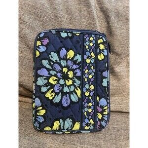 Vera Bradley E Reader Tablet Sleeve Indigo Pop Blue Purple Green Floral
